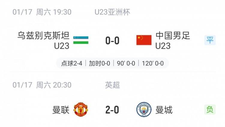 央视见证！国足玄学 第3次与曼城同开 之前2次曼城输球国足晋级